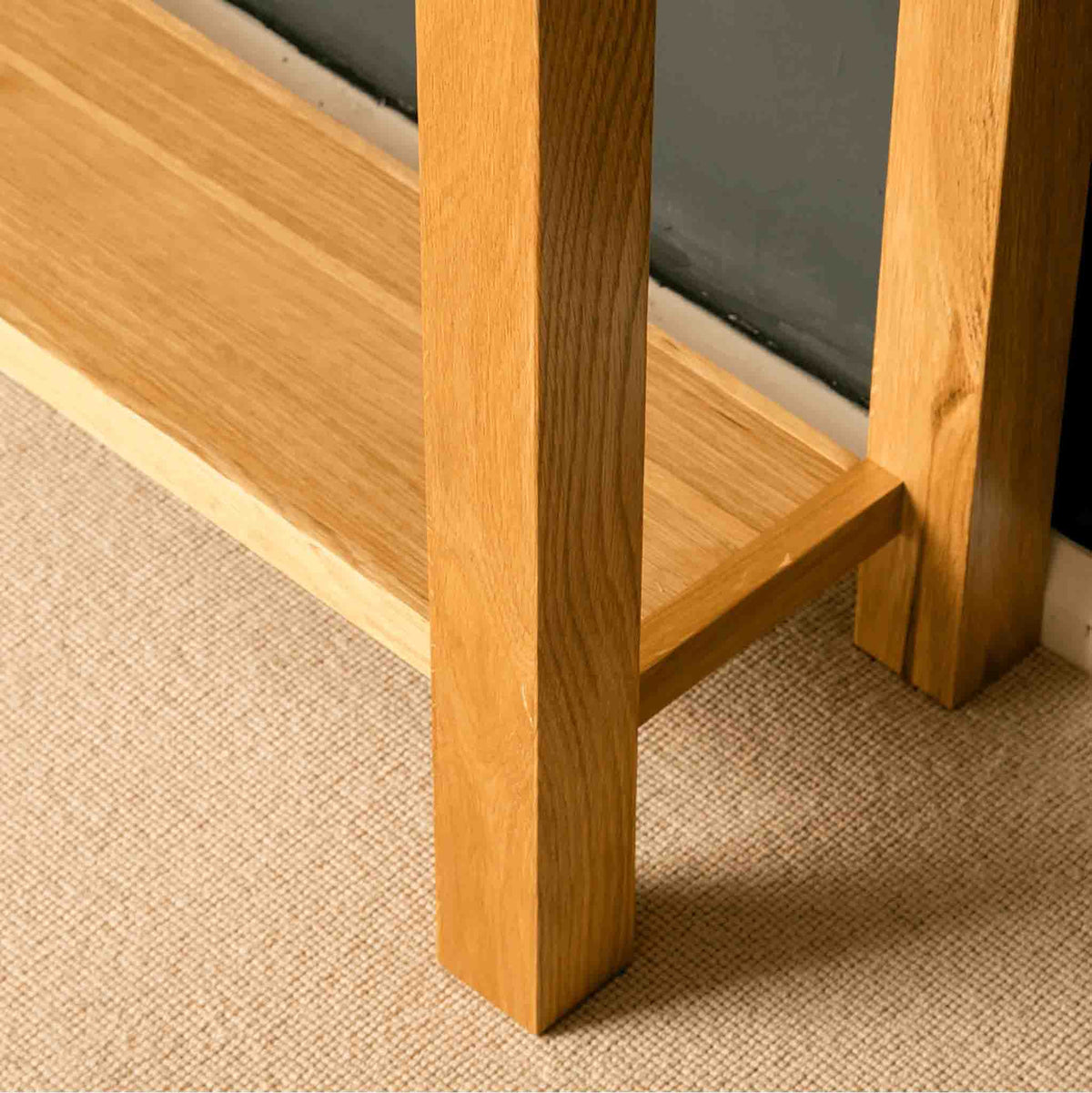 London Oak Console Table