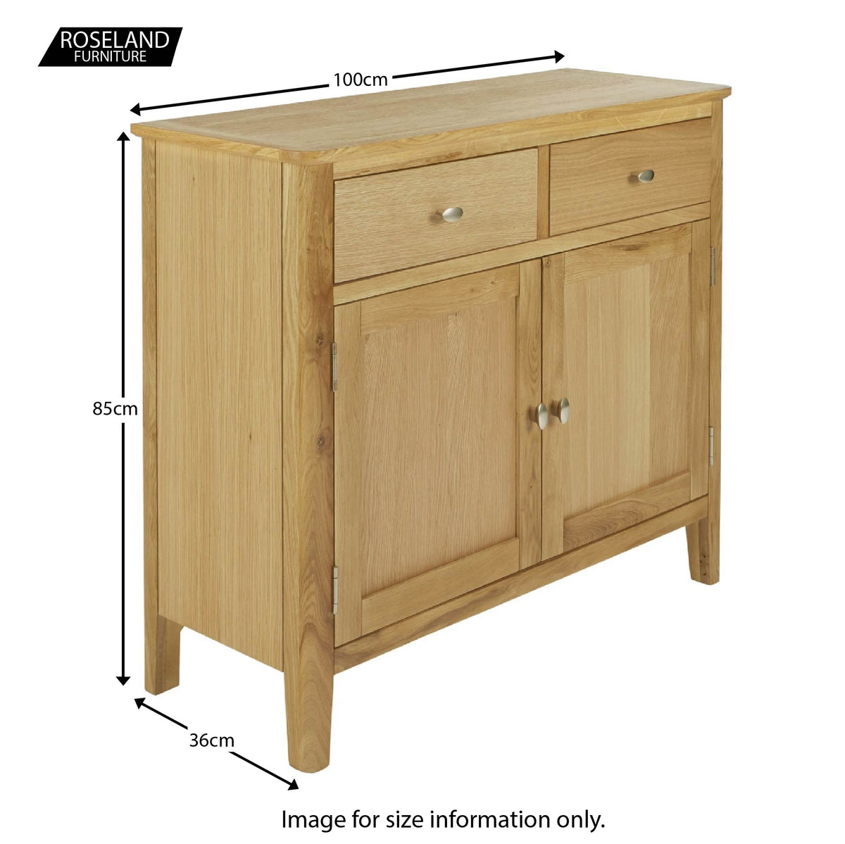 Alba Oak Small Sideboard