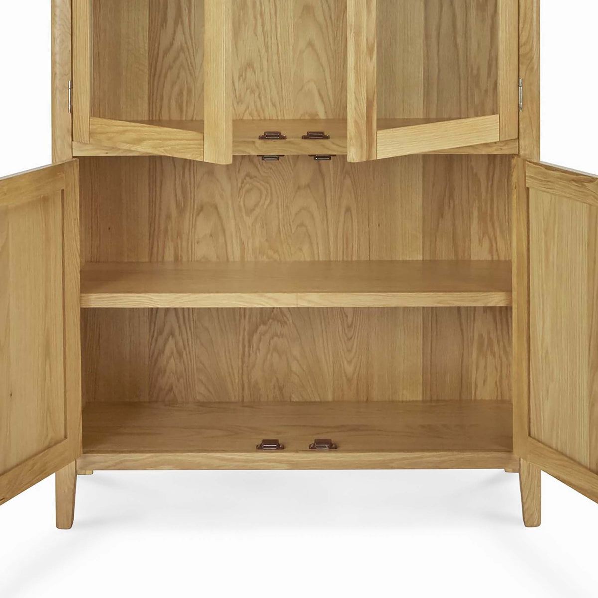 Alba Oak Display Cabinet