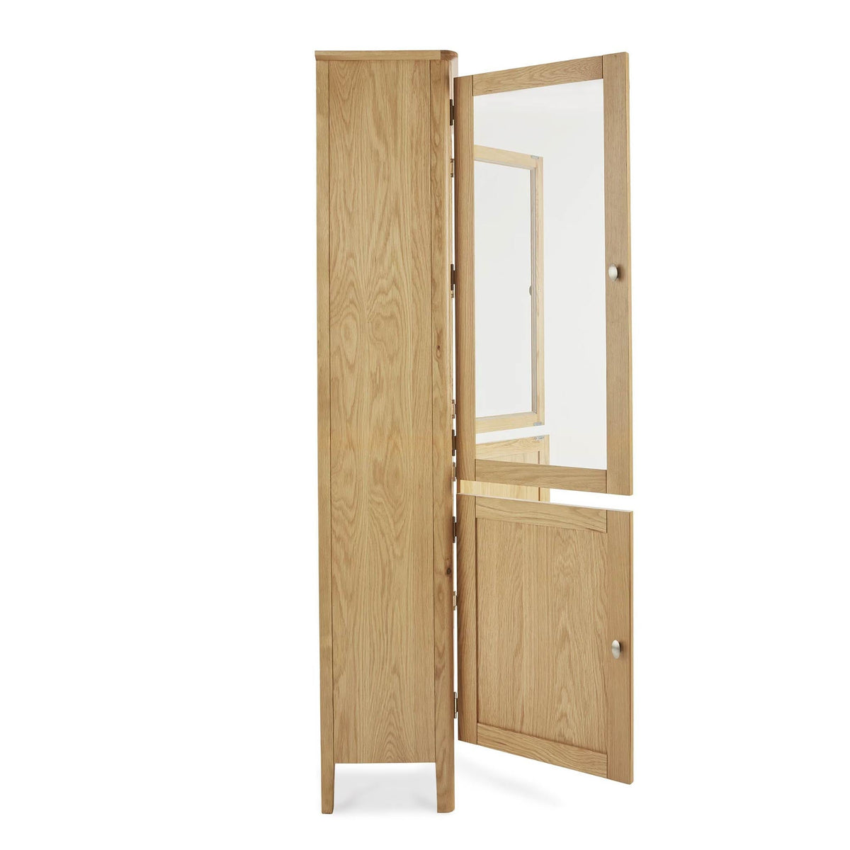 Alba Oak Display Cabinet