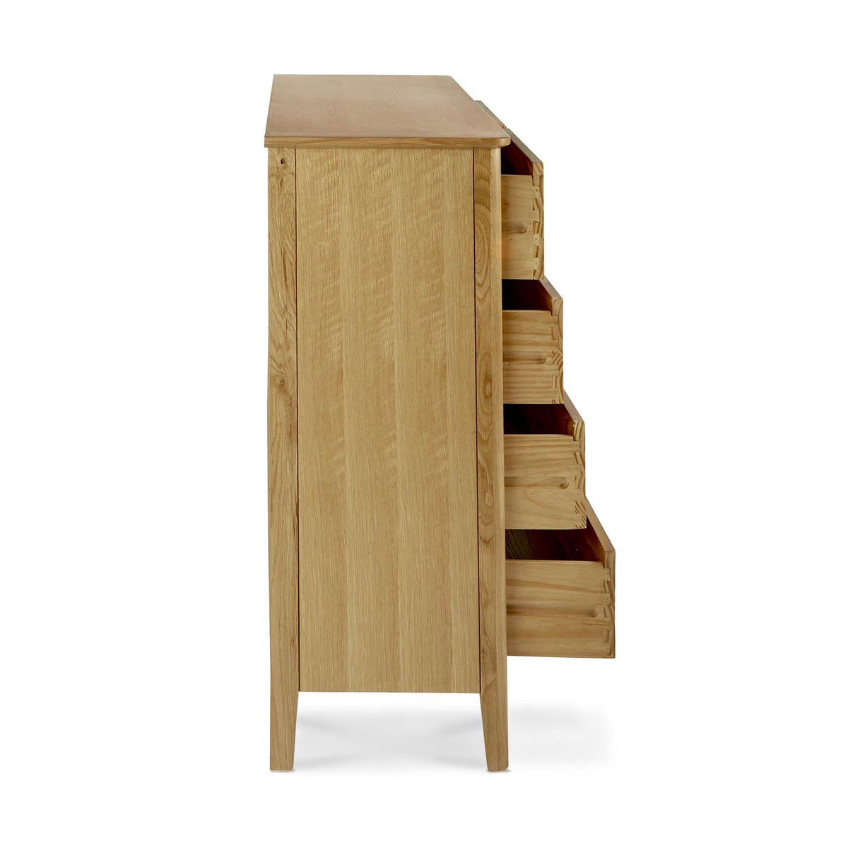 Alba Oak 2 Over 3 Drawer Chest