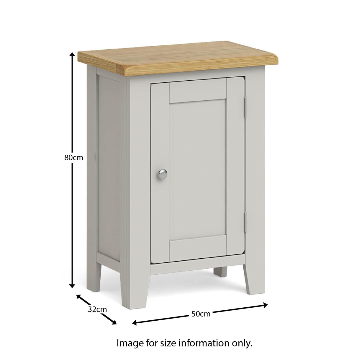 Lundy Grey Single Cabinet
