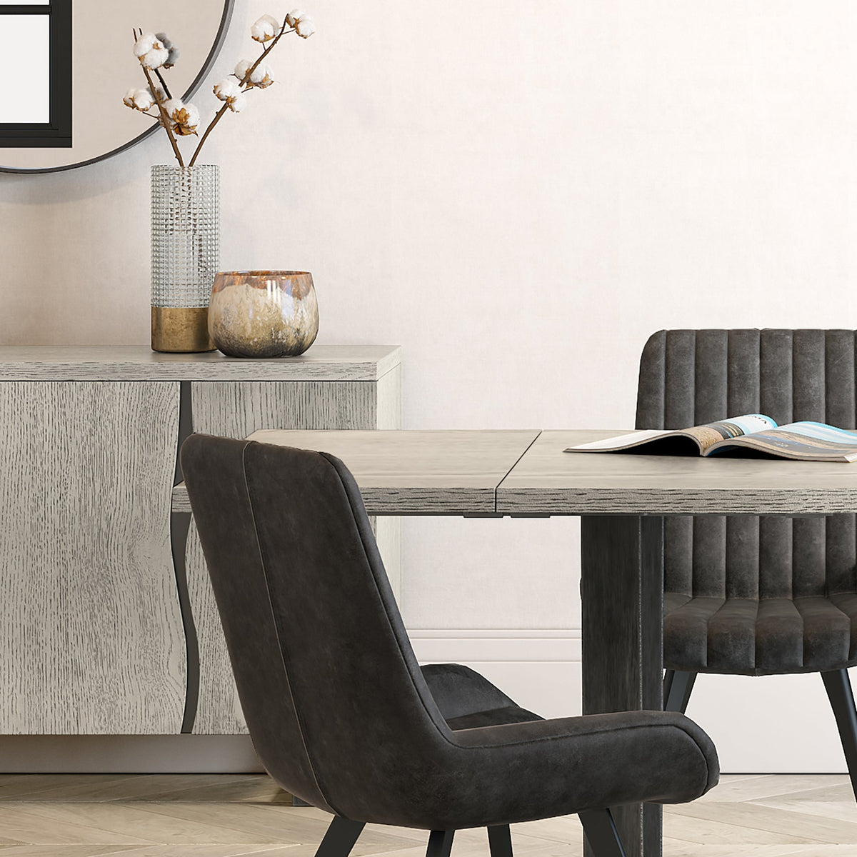 Extension Leaf for Soho Grey Dining Table