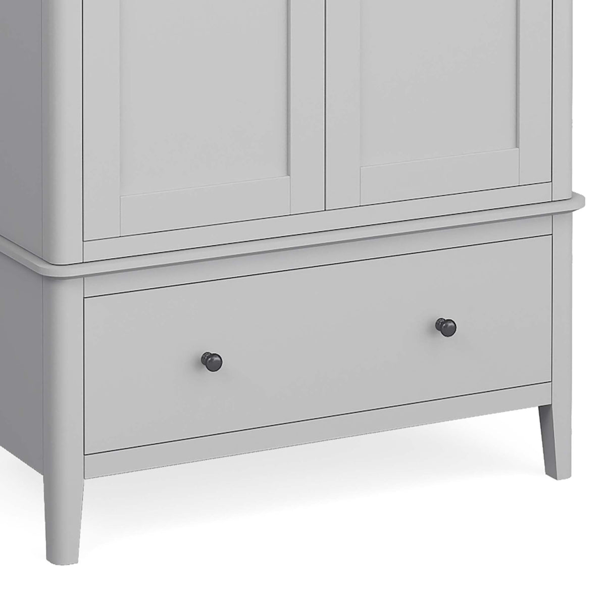 Elgin Grey Double Wardrobe