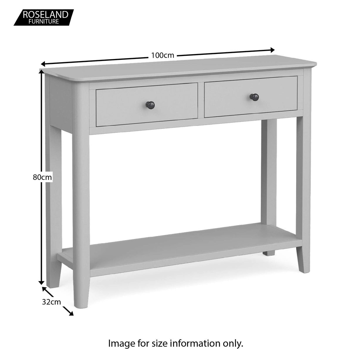 Elgin Grey Console Table
