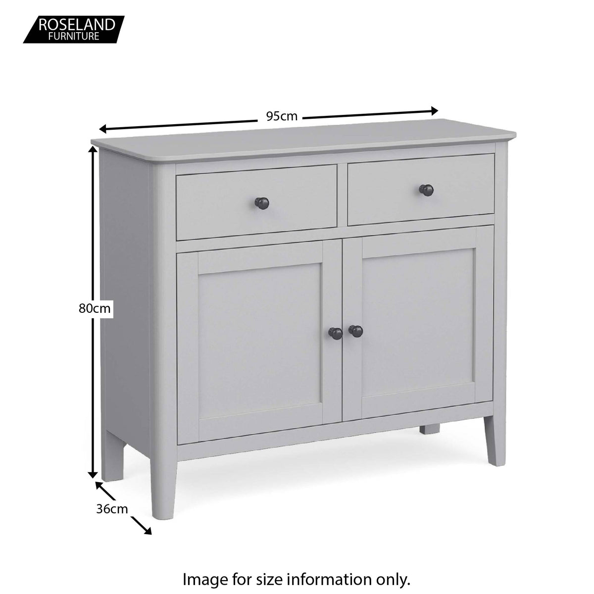 Elgin Grey Small Sideboard