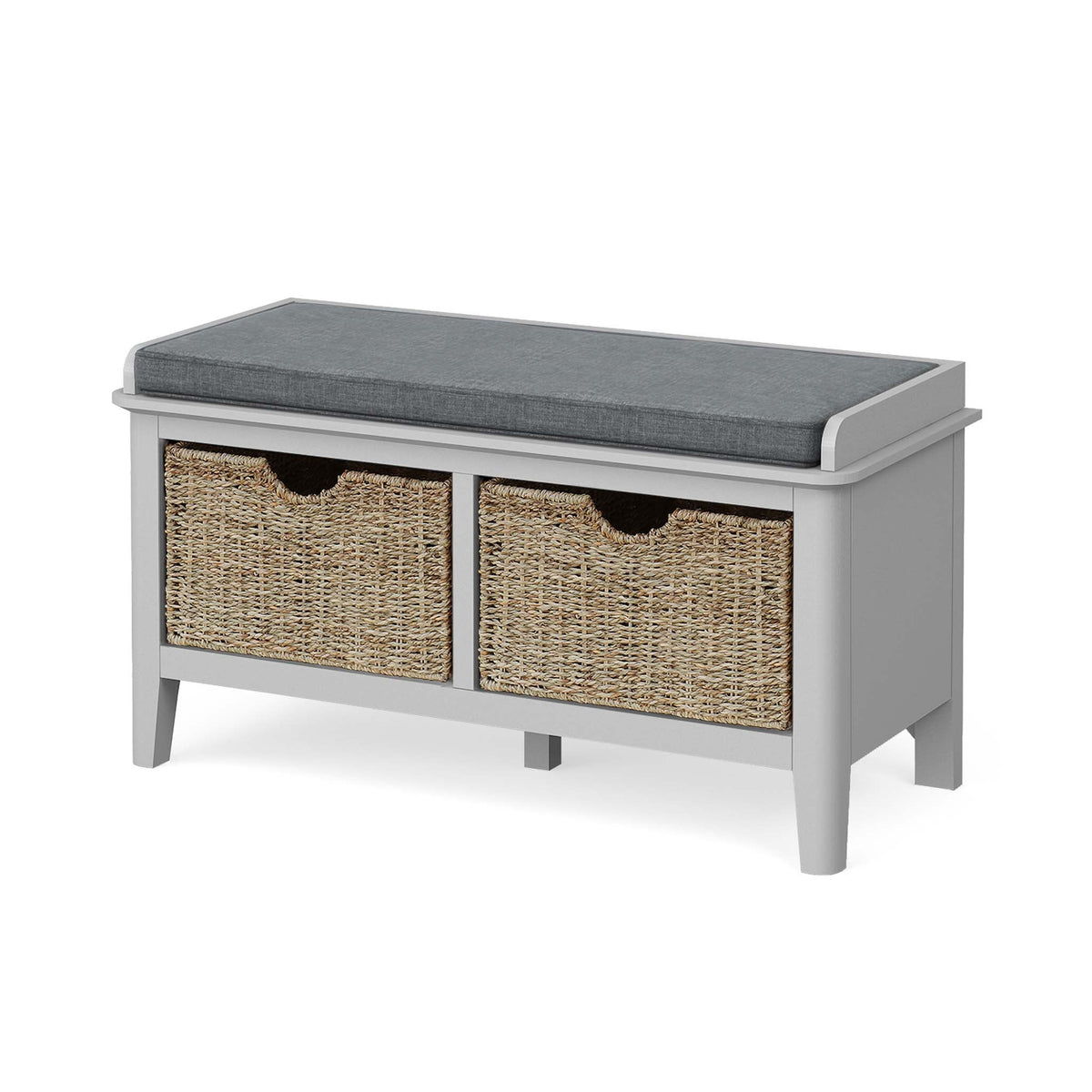 Elgin Grey Storage Bench
