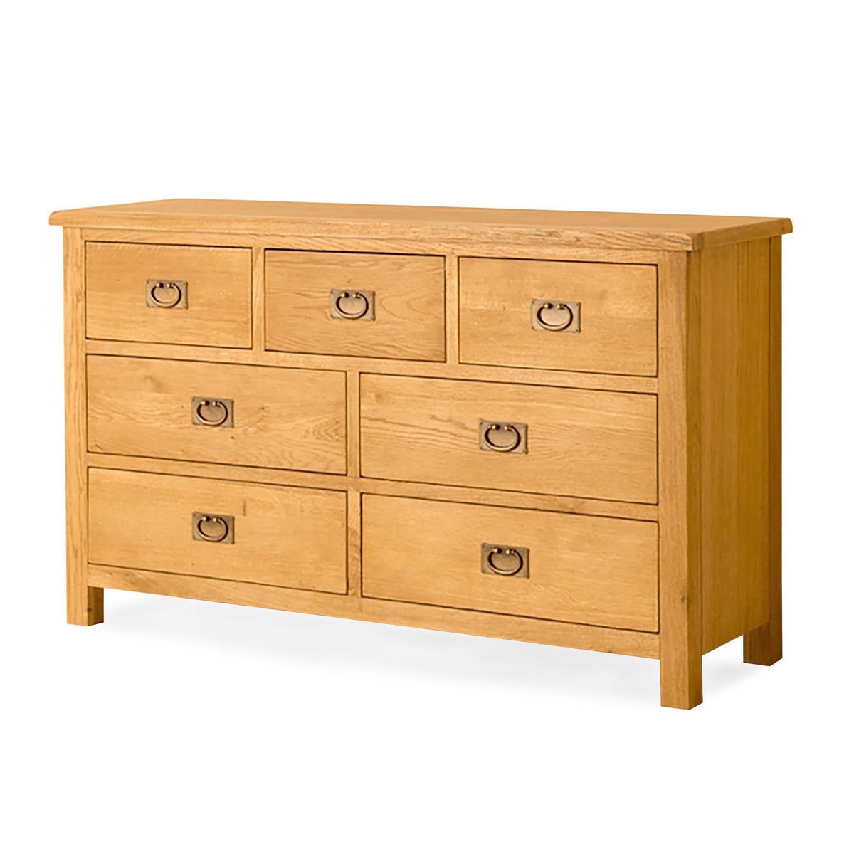 Lanner Oak 3 over 4 Drawer Chest