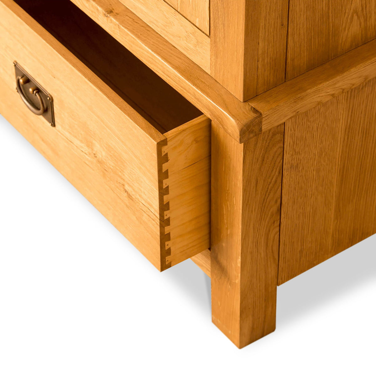 Lanner Oak Triple Wardrobe & Drawers