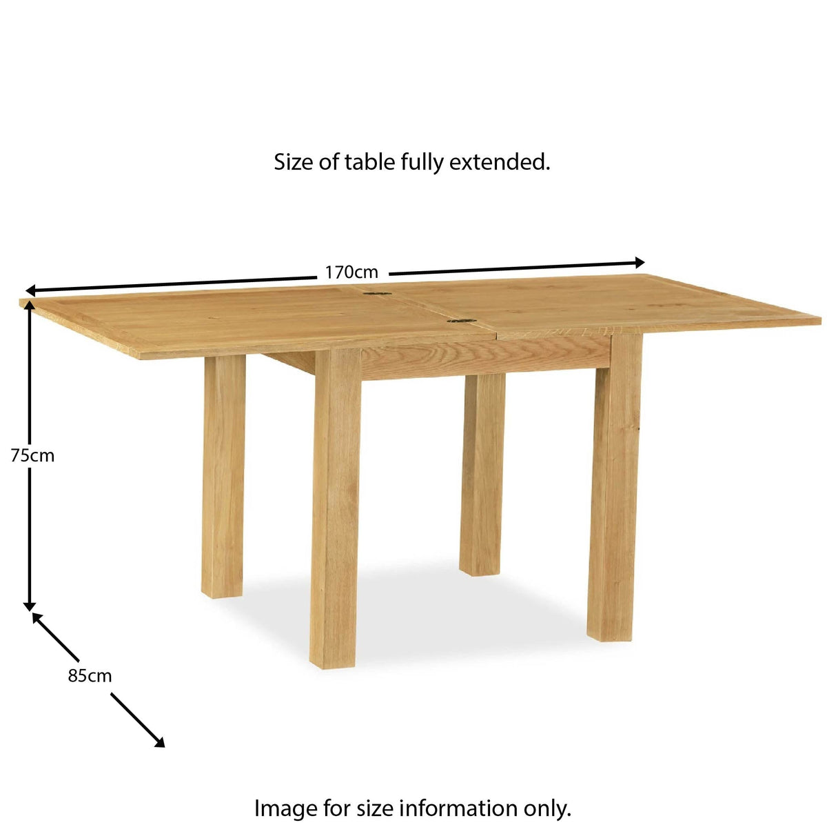 Lanner Oak Square Extending Table