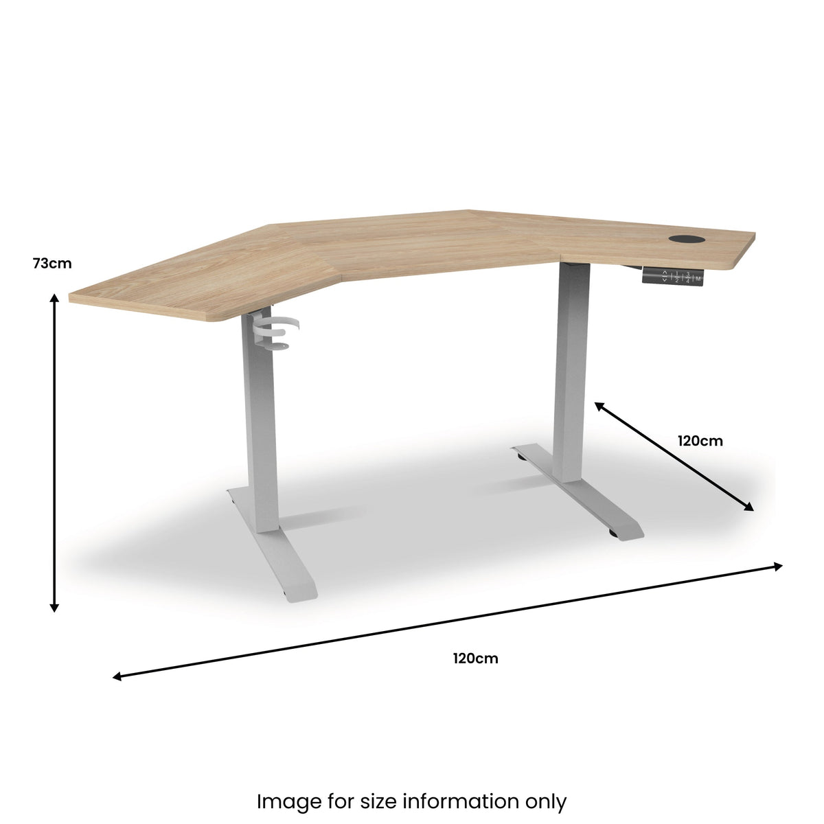 Koble Gino Smart Electric Height Adjustable Corner Desk