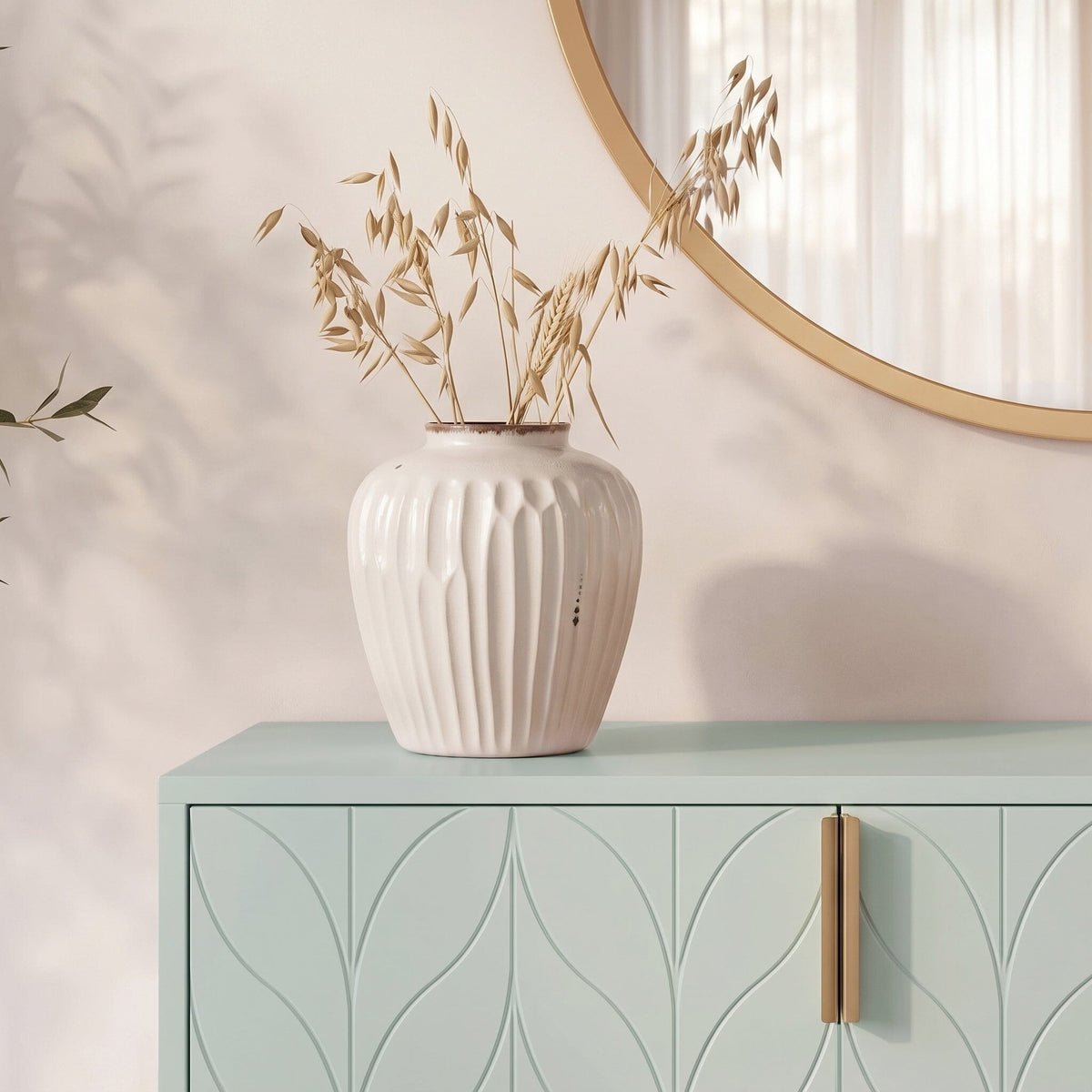 Gloria 3 Door Large Sideboard - Sage