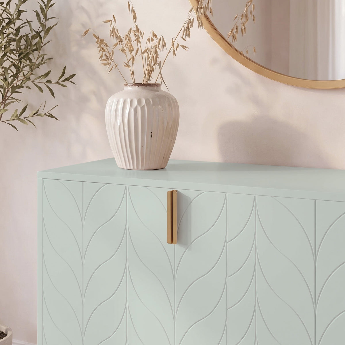 Gloria 3 Door Large Sideboard - Sage