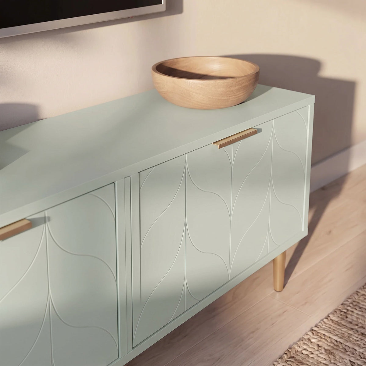 Gloria Sage Green TV Unit