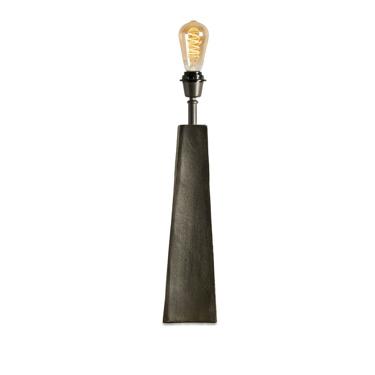 Outlet - Helland 47cm Metal Lamp Base - Bronze