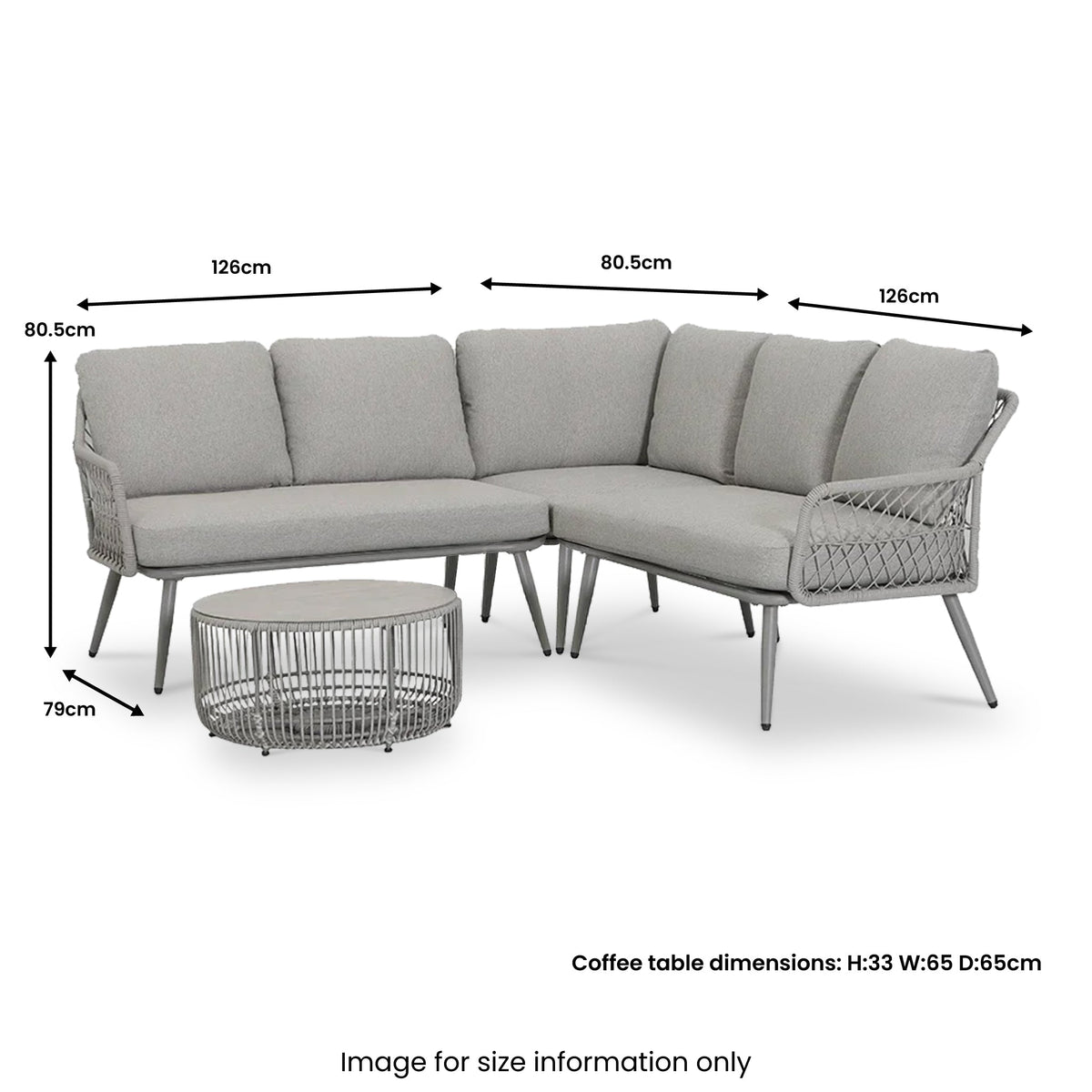 Kettler Toulon 4 Seat Corner Set