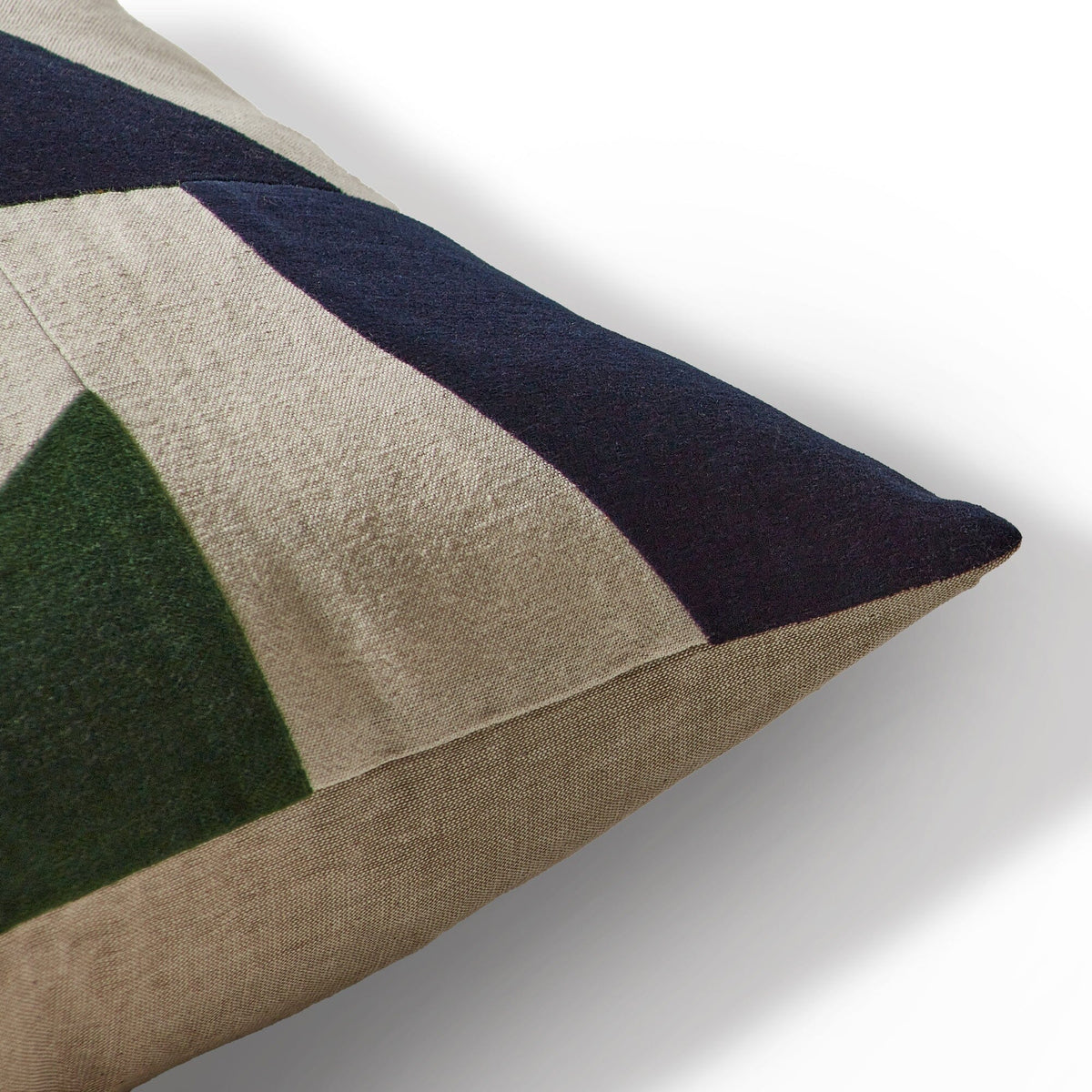 Holbeck 45x45cm Abstract Cushion Cover - Fern Green
