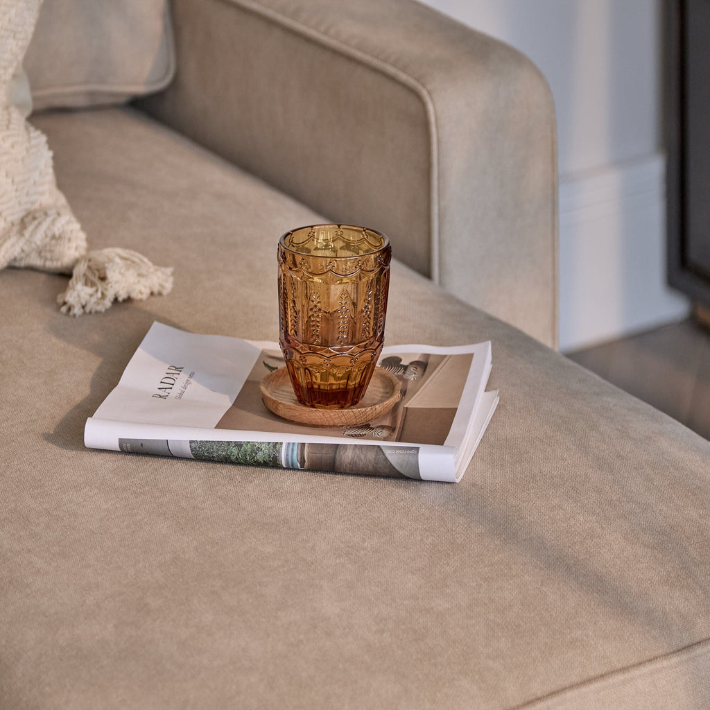 OUTLET - Hugo Corner Sofa Bed with Storage - Taupe  