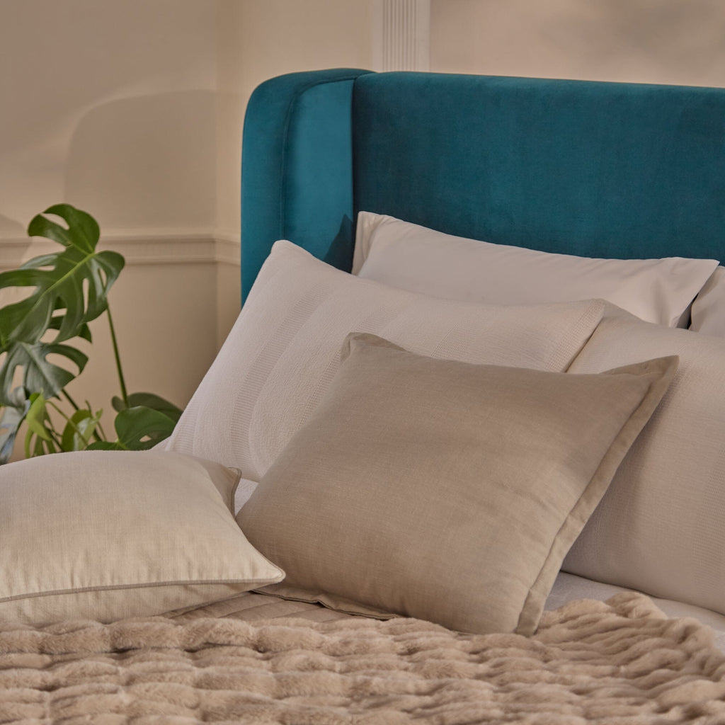 Hannah Double Ottoman Bed - Deep Teal