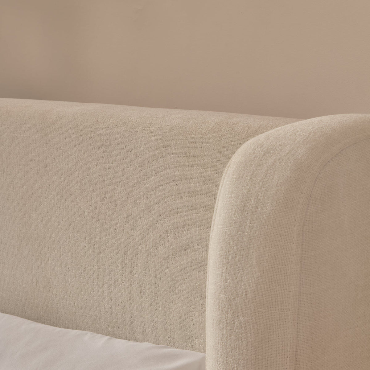 Hannah Double Ottoman Bed - Oyster White