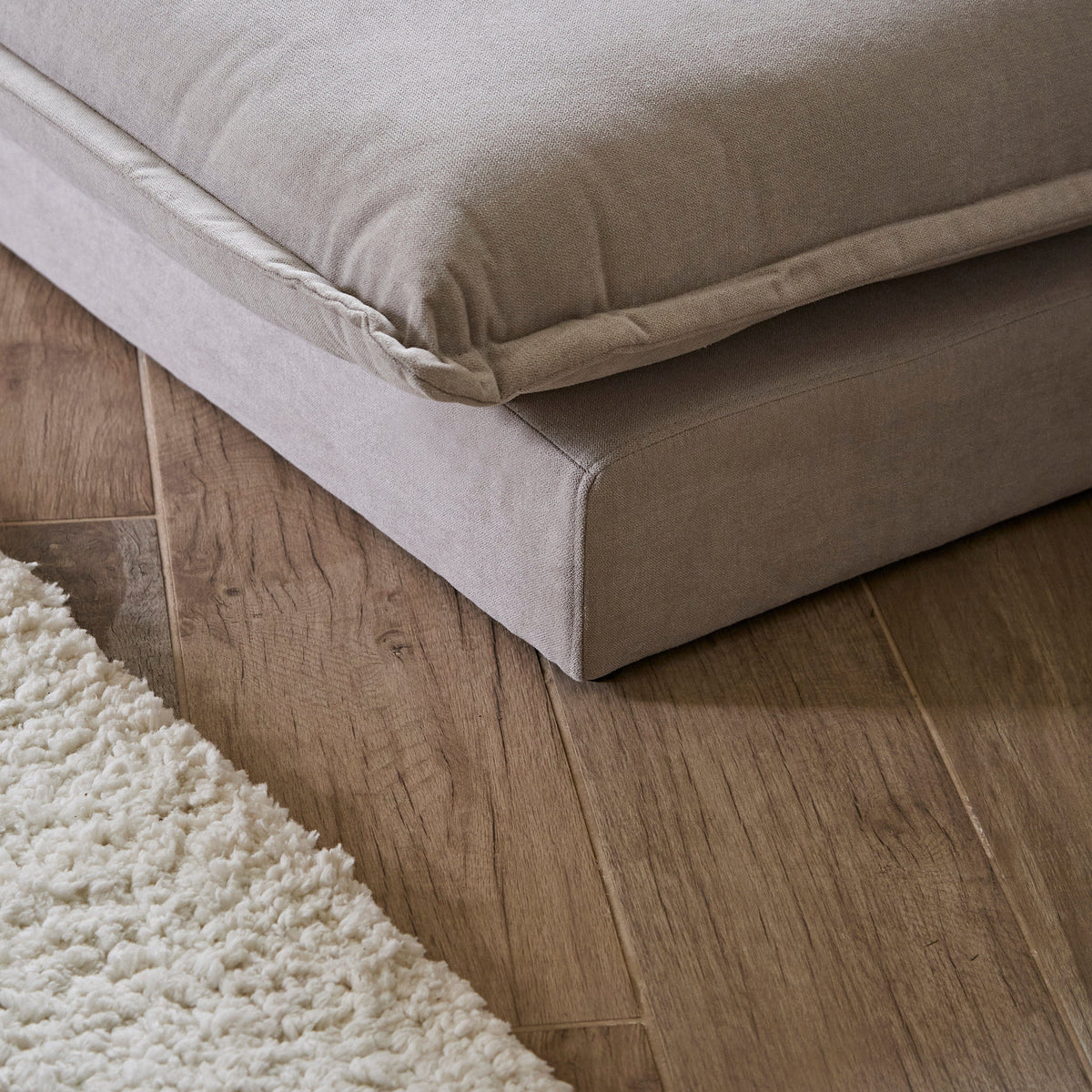 Outlet - Harlow Single Sofa Bed - Soft Beige