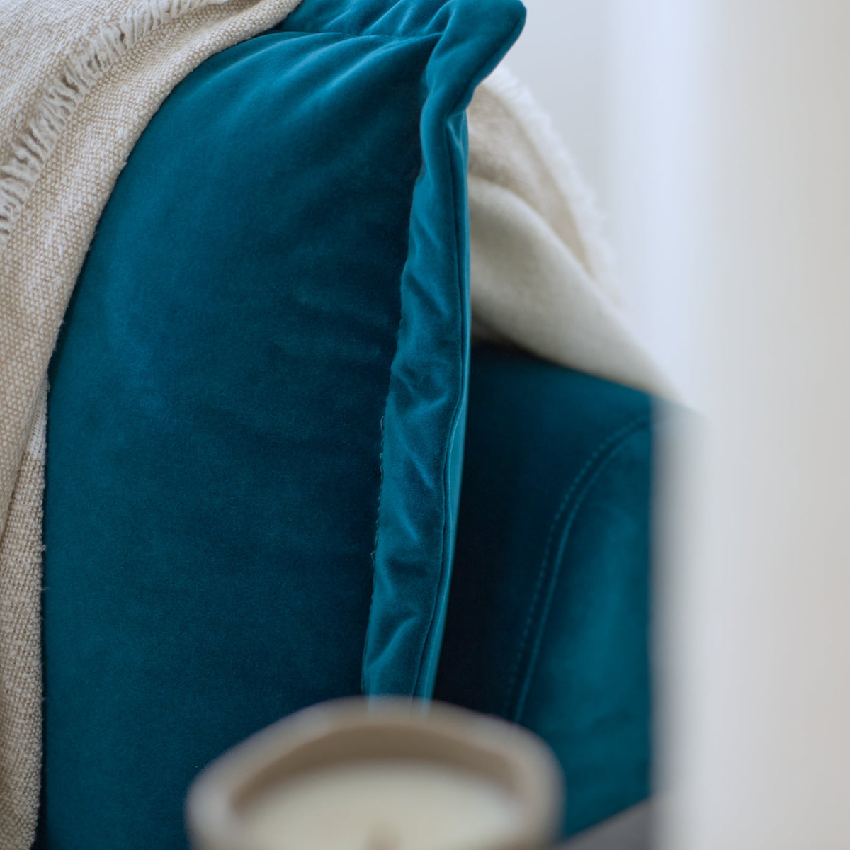 Harlow Double Sofa Bed - Soft Teal