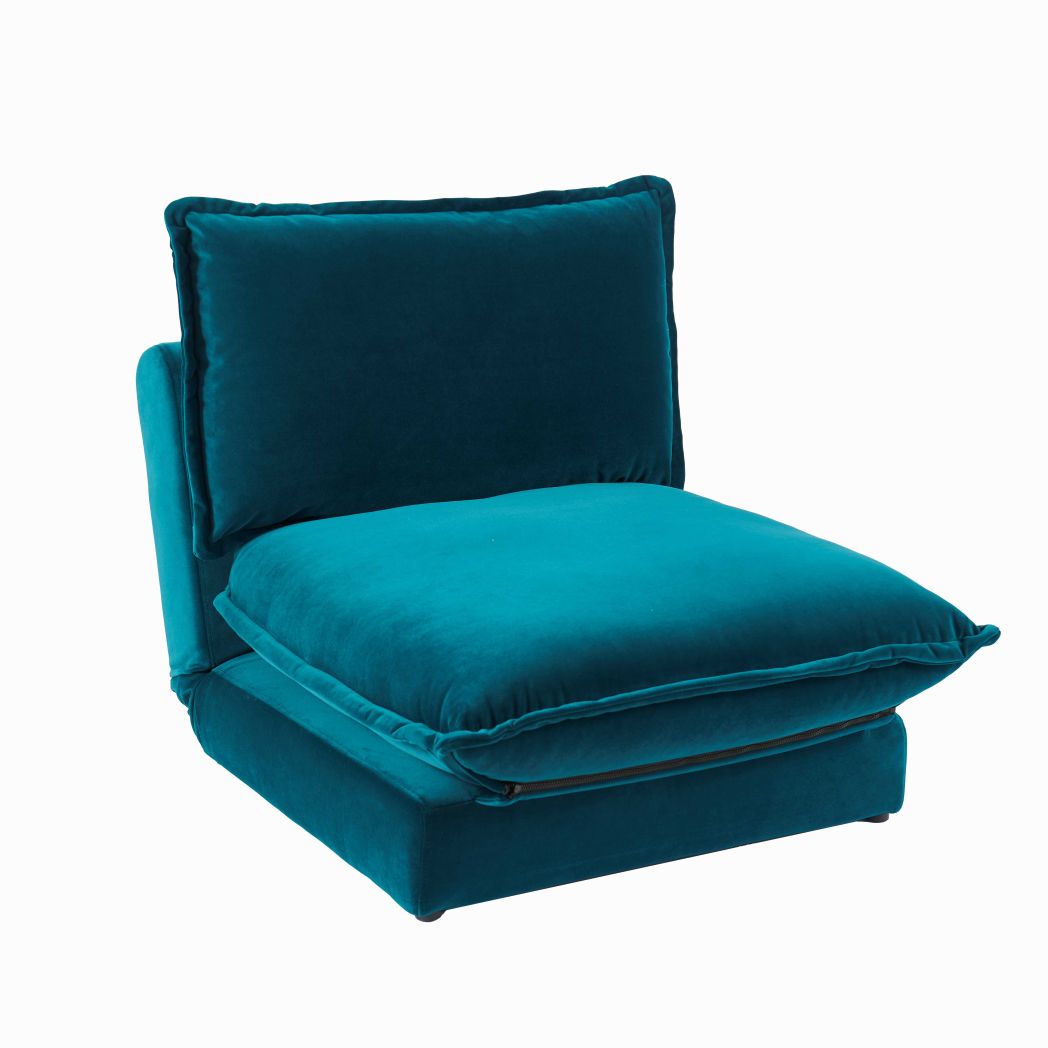 Harlow Single Sofa Bed - Soft Teal