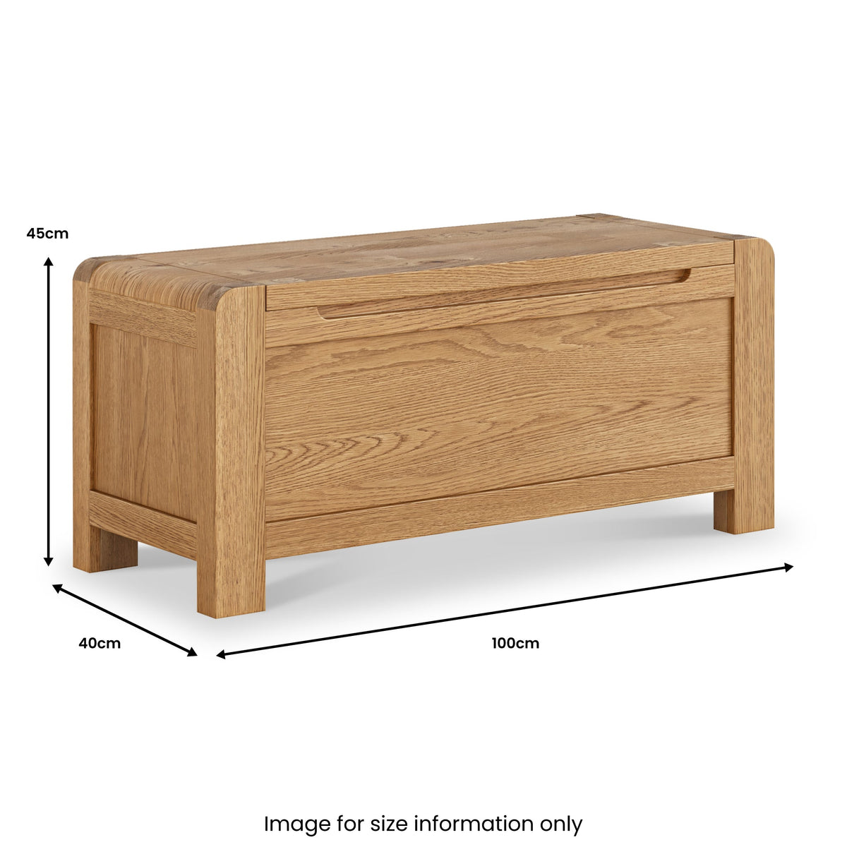 Harvey Oak Blanket Box