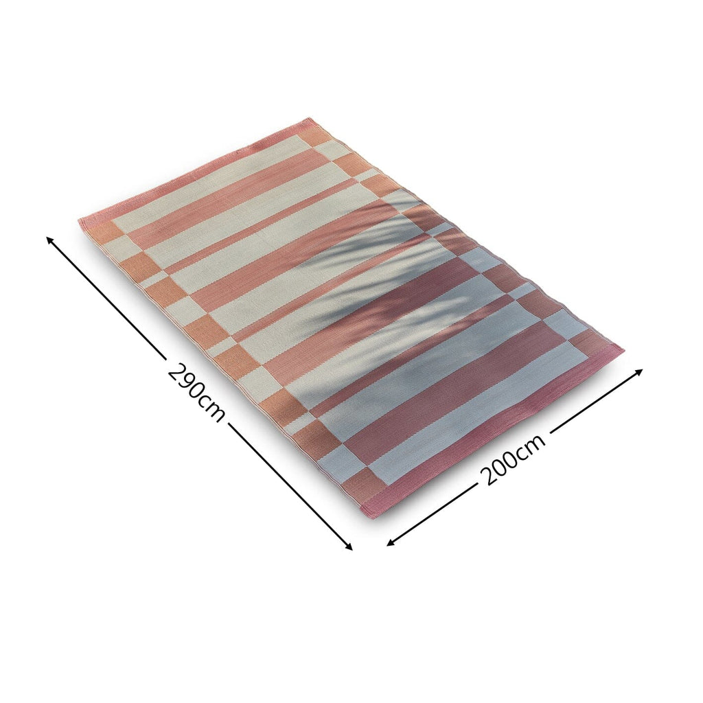 Hemsby 200x290cm Garden Rug - Paprika