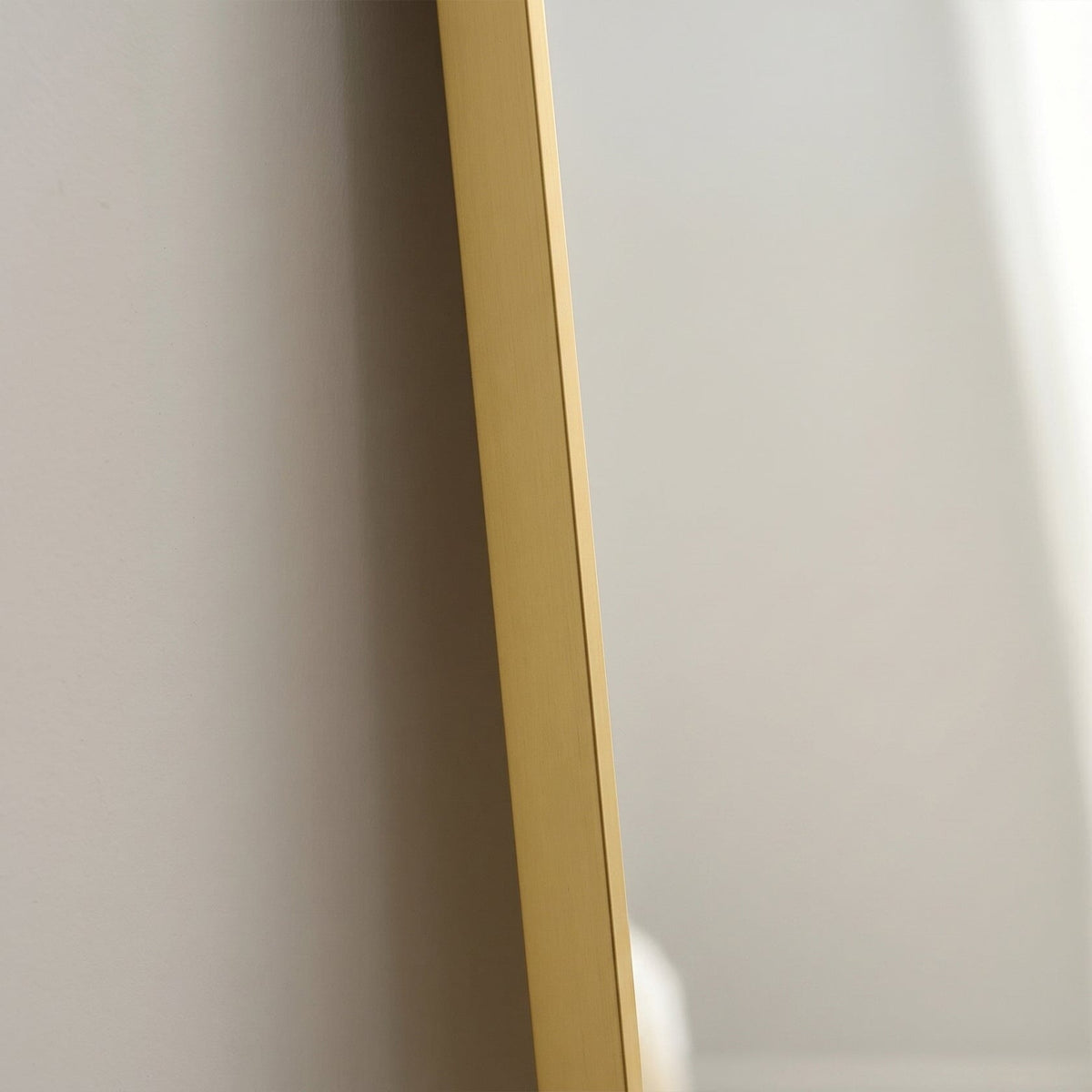 Hensall 140X40cm Metal Rectangular Mirror - Gold