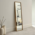Hensall 140x40cm Wooden Mirror - Natural