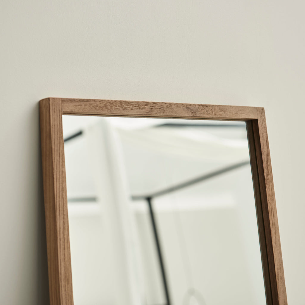 Hensall 140x40cm Wooden Mirror - Natural