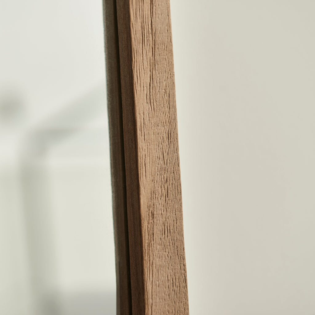 Hensall 140x40cm Wooden Mirror - Natural