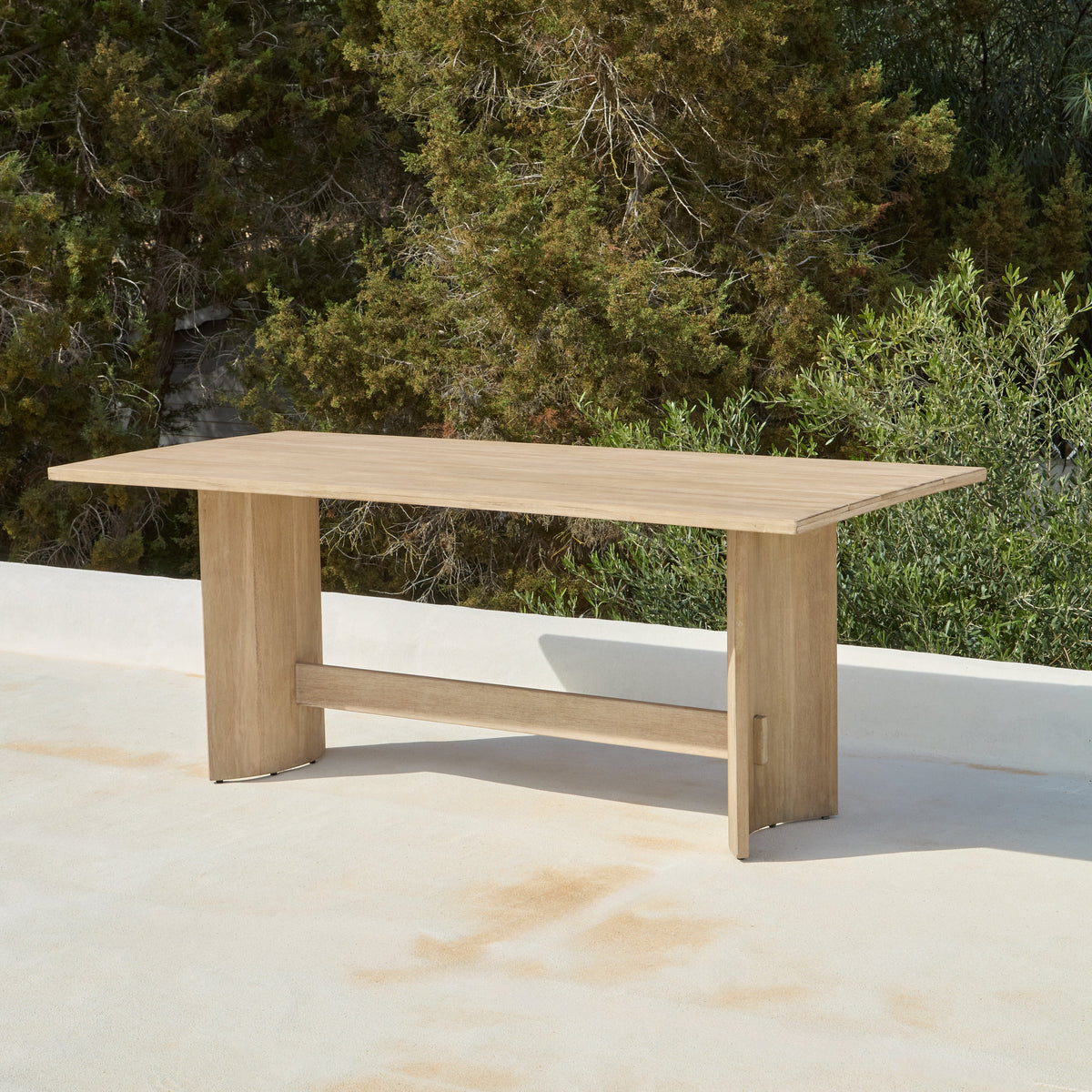 Imani Wooden Garden Coffee Table - Light Brush Acacia