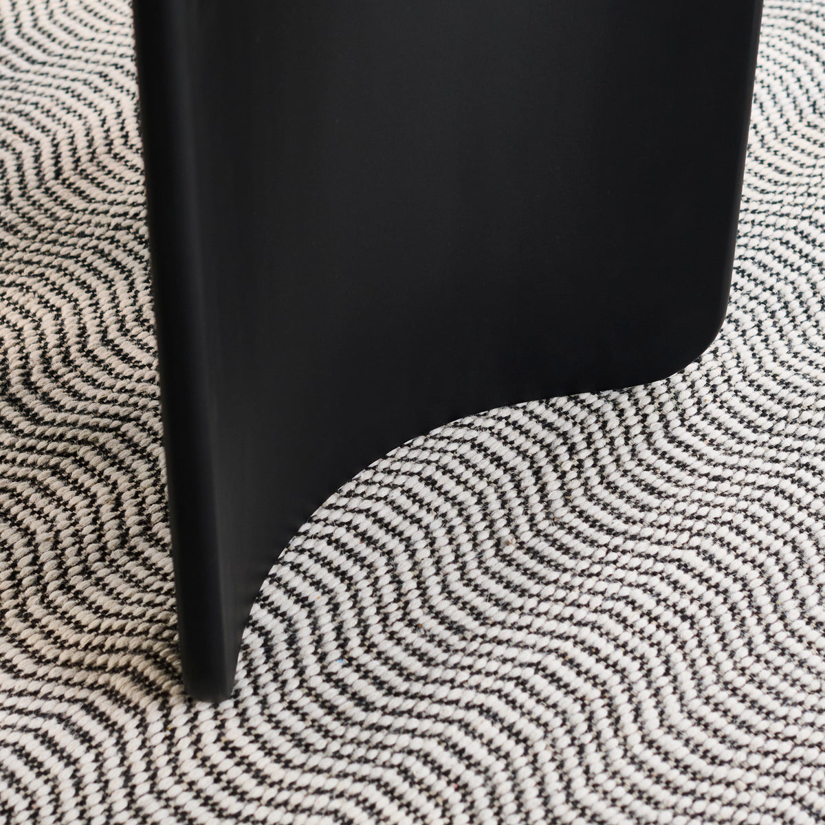 Imogen Jet Black Mango Wood Dining Table - 190cm