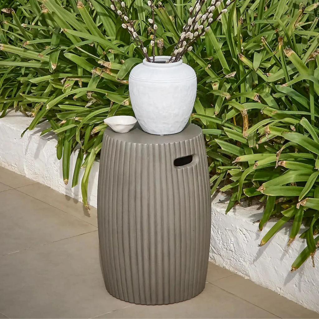 Jabari Small Dark Grey Side Table