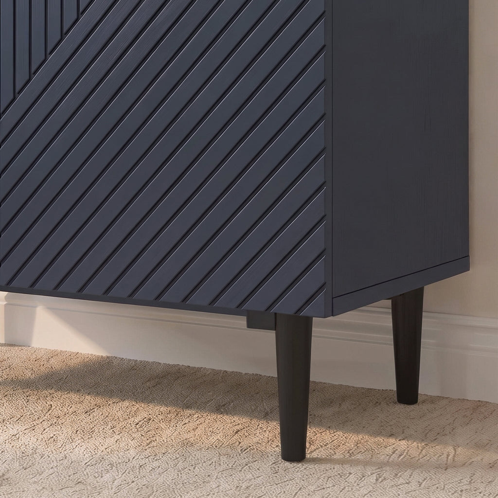 Jack 2 Door Small Sideboard - Geometric Blue