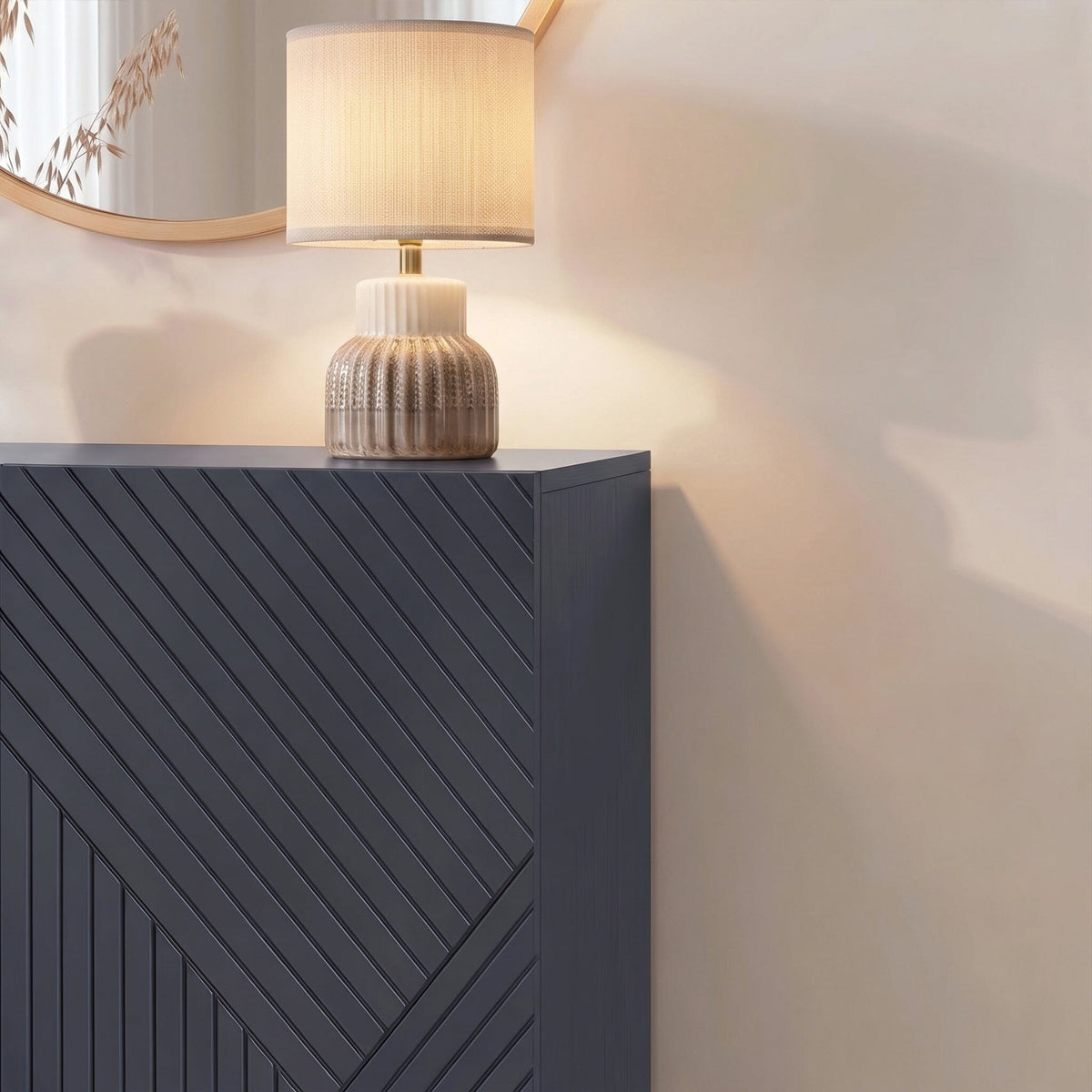 Jack 2 Door Small Sideboard - Geometric Blue