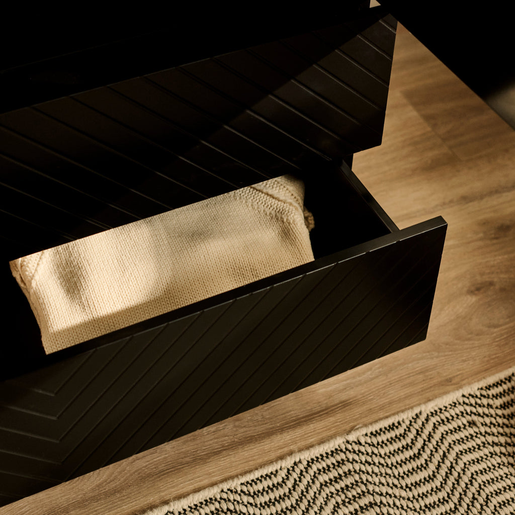 Jack Double Wardrobe - Black
