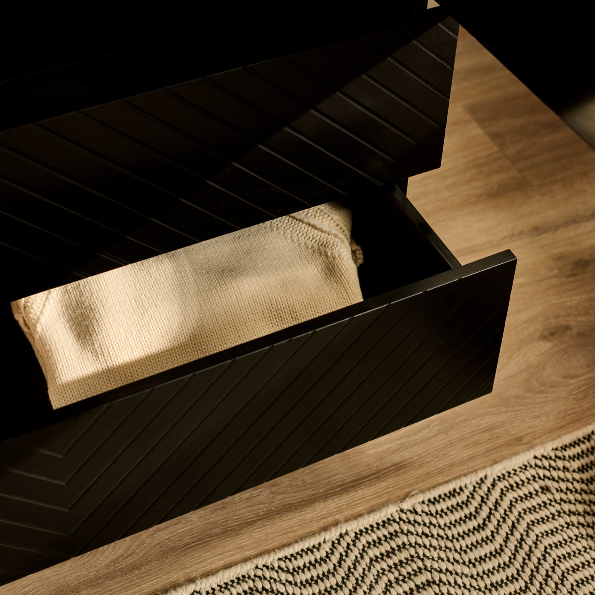 Jack Double Wardrobe - Black