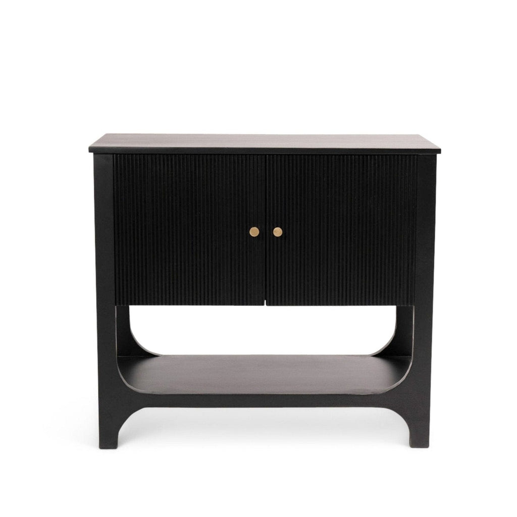 Outlet - Jade 2 Door Small Sideboard - Black