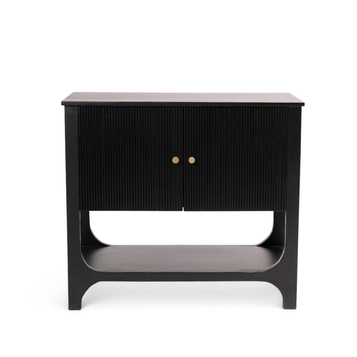 Outlet - Jade 2 Door Small Sideboard - Black
