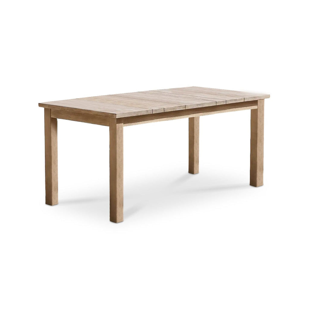 Kuro Wooden Garden Table - Brushed Light Acacia