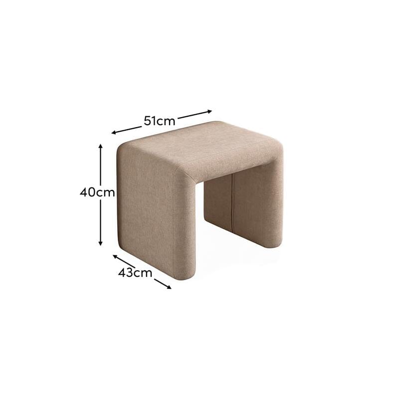 Kamiko Stool - Mink Taupe