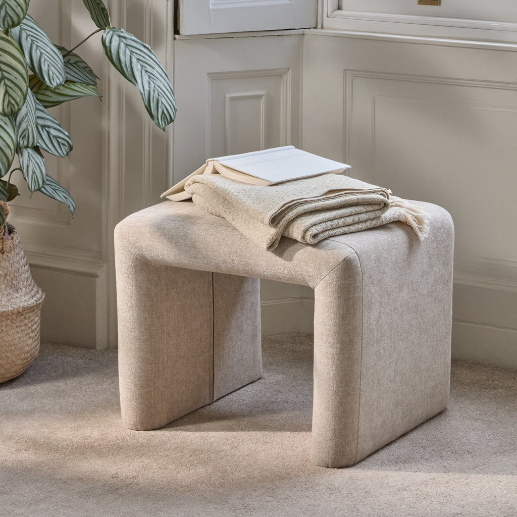 Kamiko Stool - Mink Taupe