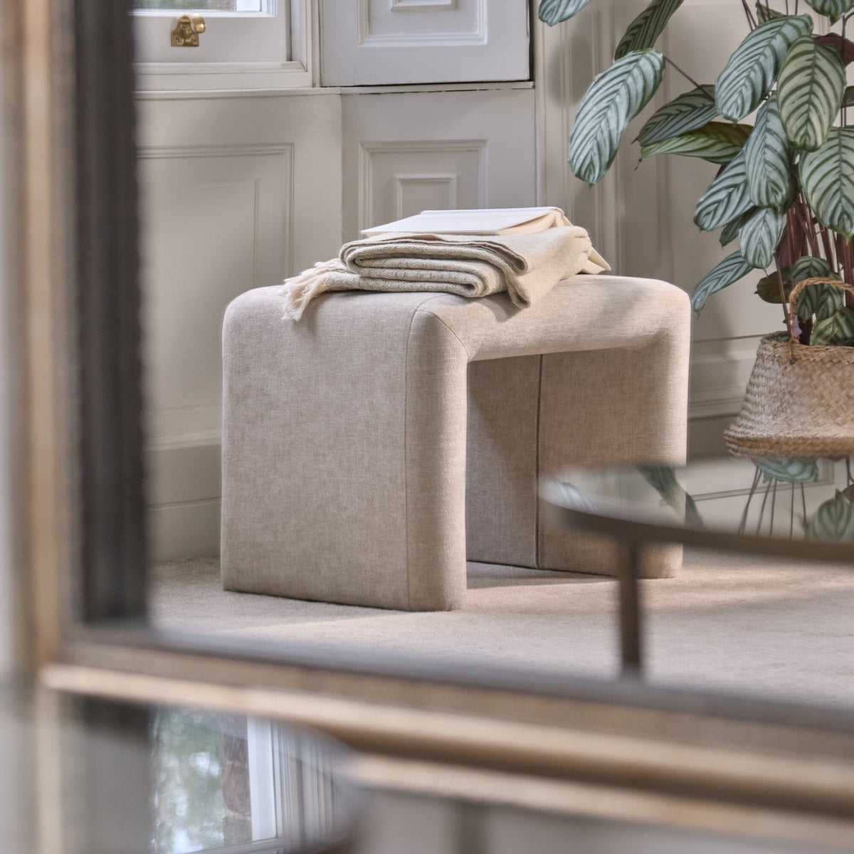 Kamiko Stool - Mink Taupe