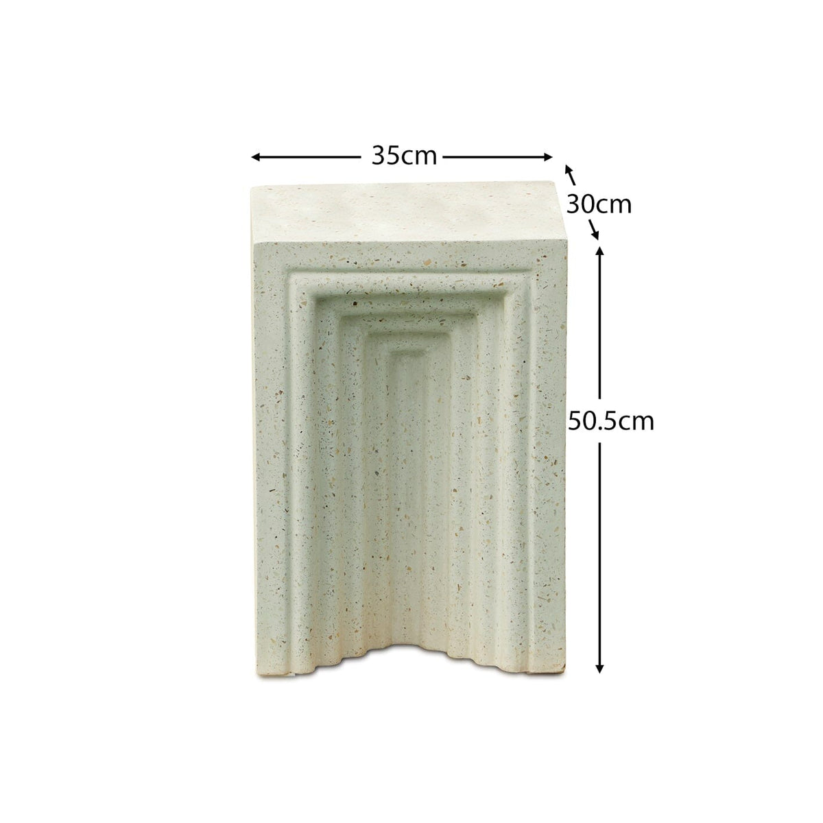 Karasi Pearl Terrazzo Concrete Side Table