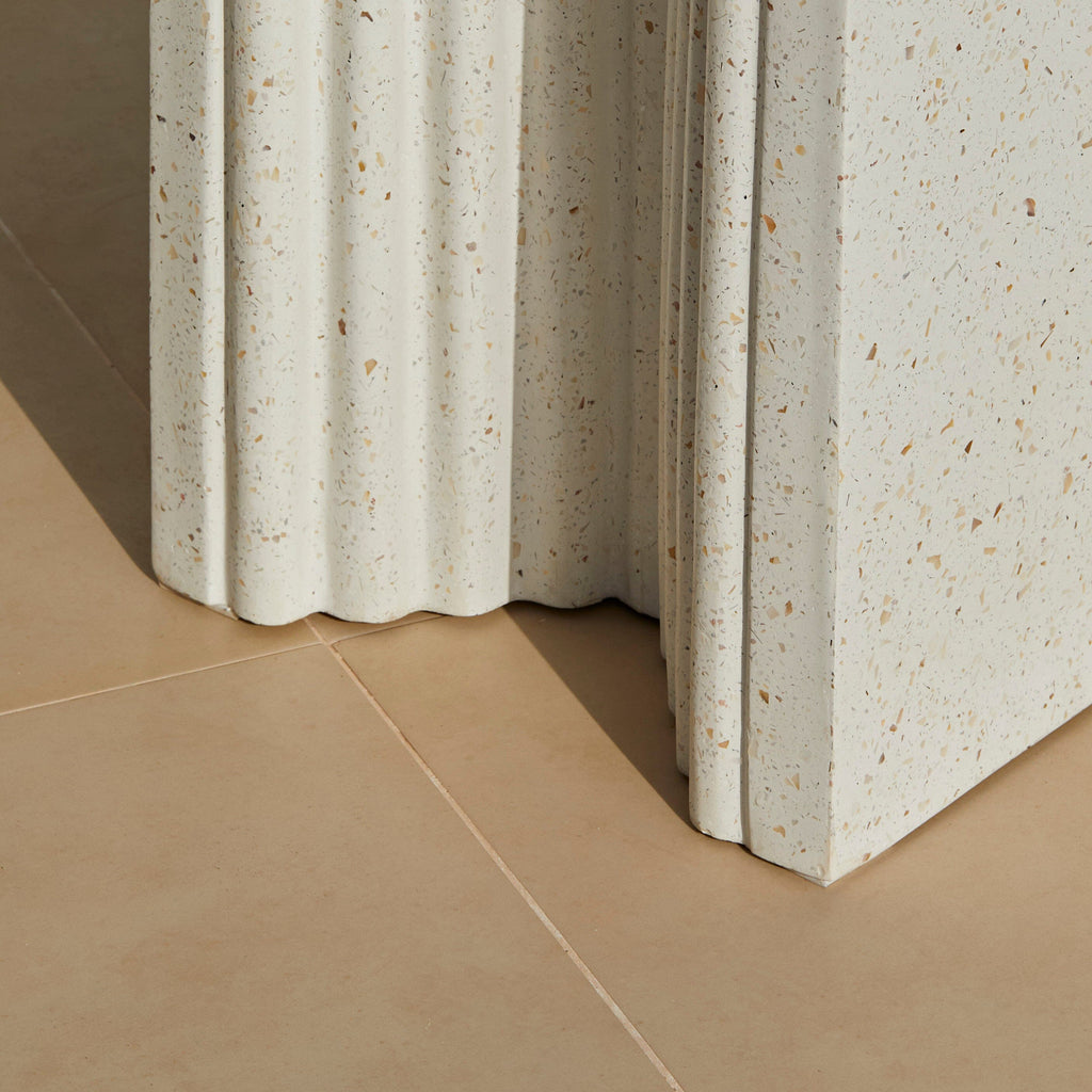Karasi Pearl Terrazzo Concrete Side Table