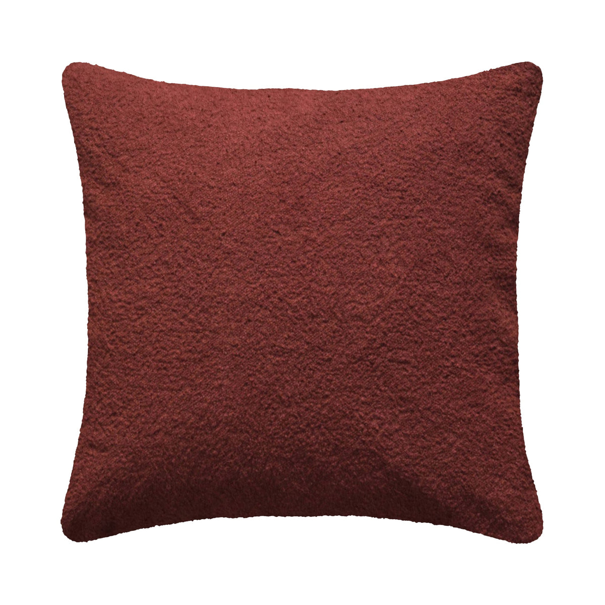 Knightsbridge 57x57cm Cushion Cover - Russet Boucle