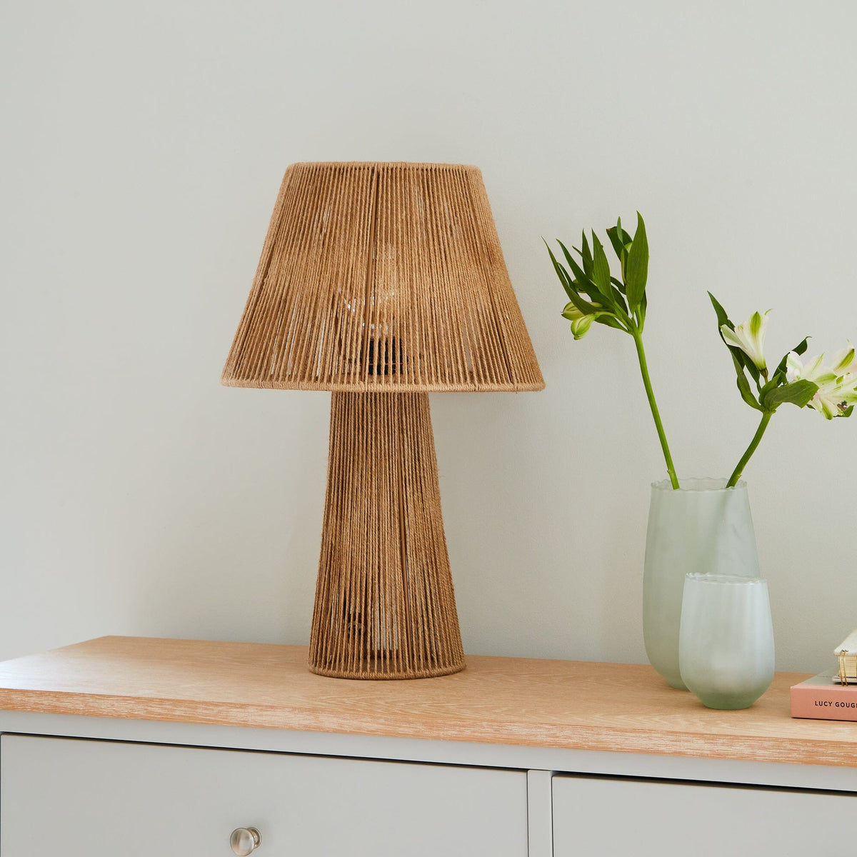 Konduru Medium Natural Jute Table Light